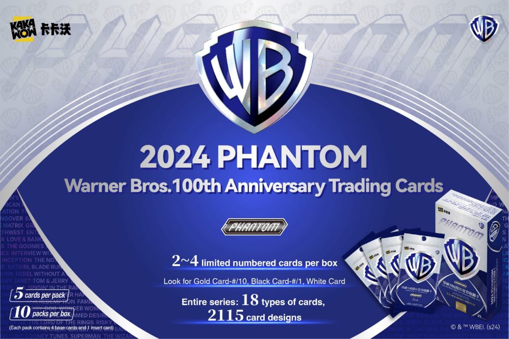 2024 KAKAWOW PHANTOM WARNER BROS. 100th ANNIVERSARY TRADING CARDS