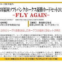 BBM 福岡ソフトバンクホークス優勝カードセット2024 -FLY AGAIN-