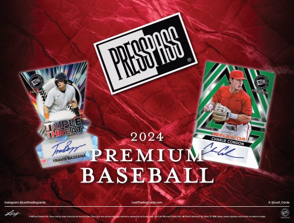 2024 LEAF PRESS PASS PREMIUM BASEBALL TRADING CARDS