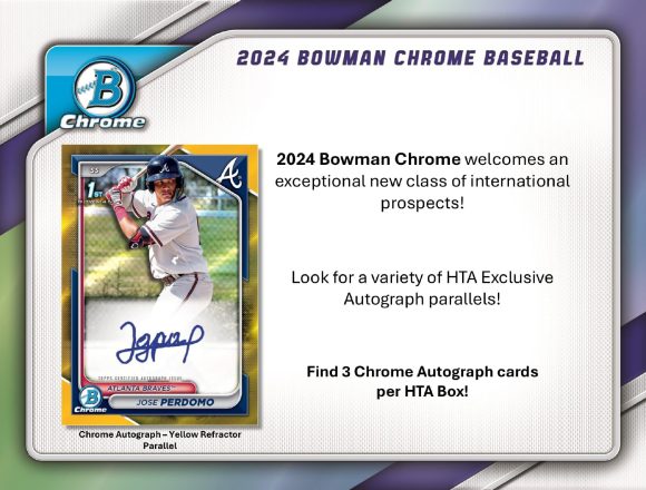 MLB 2024 TOPPS BOWMAN CHROME BASEBALL HTA