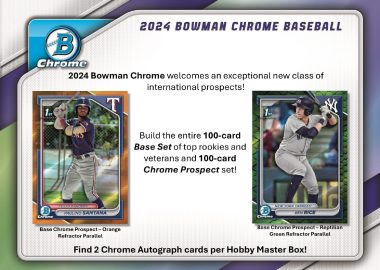 MLB 2024 TOPPS BOWMAN CHROME BASEBALL HOBBY