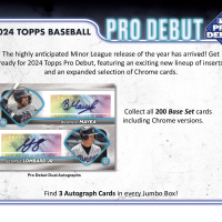 2024 TOPPS PRO DEBUT BASEBALL JUMBO