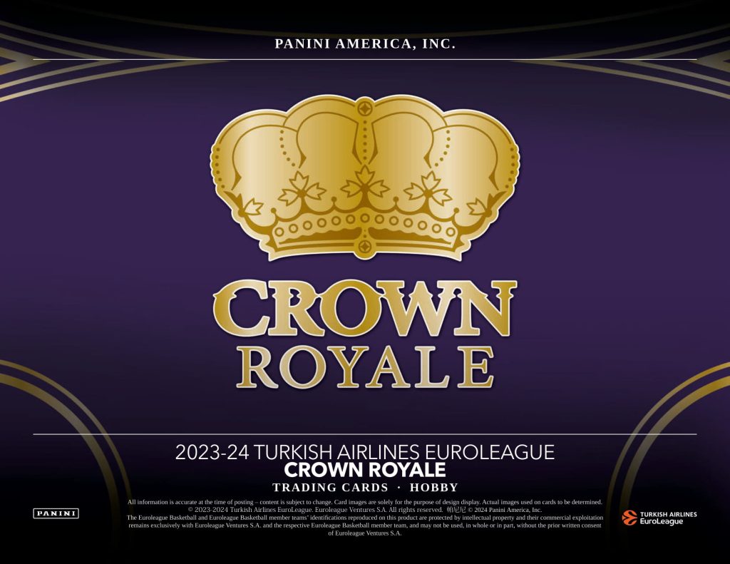 2024 PANINI EUROLEAGE CROWN ROYALE BASKETBALL HOBBY