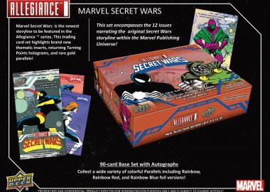 UPPER DECK MARVEL ALLEGIANCE SECRET WARS 1984 TRADING CARDS