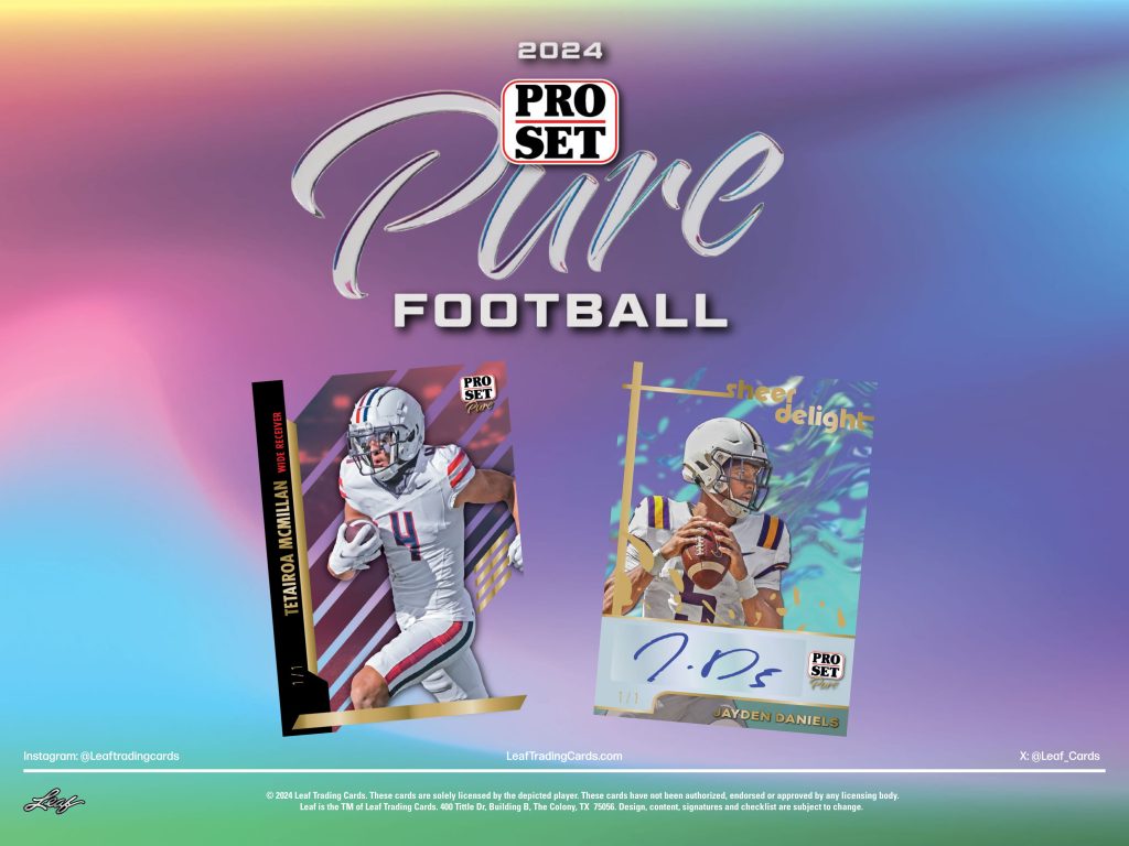 2024 LEAF PRO SET PURE FOOTBALL HOBBY