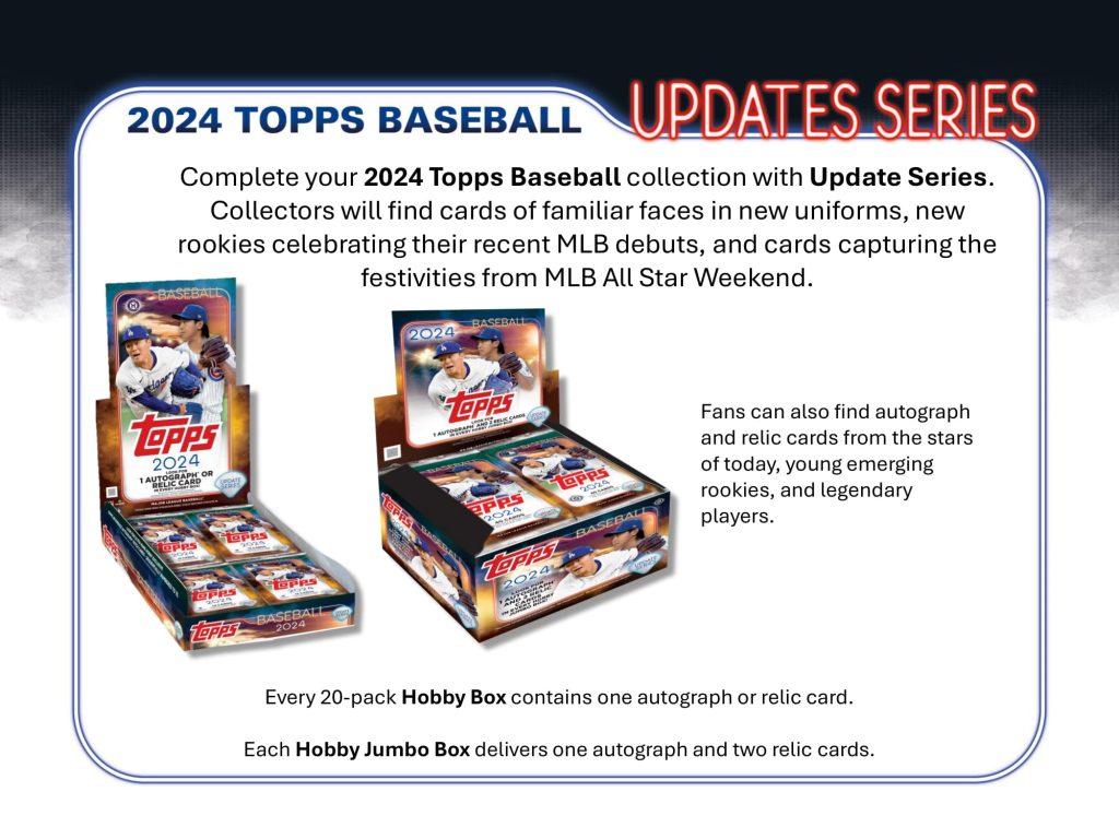 MLB 2024 TOPPS UPDATE SERIES JUMBO