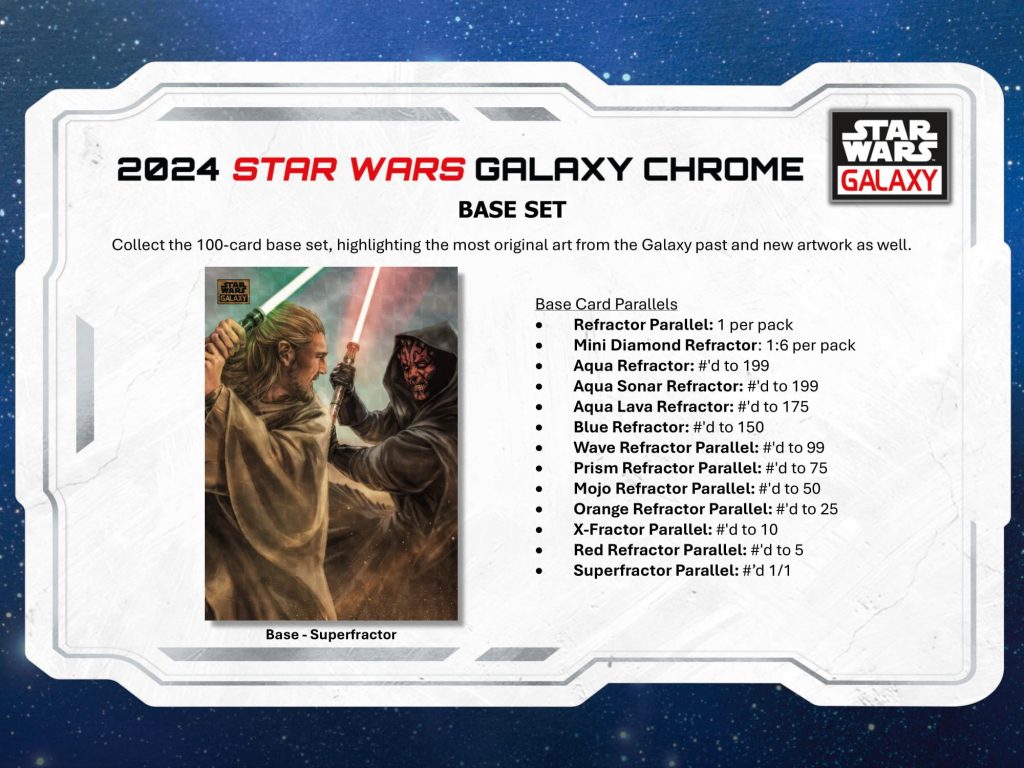 2024 TOPPS STAR WARS CHROME GALAXY HOBBY