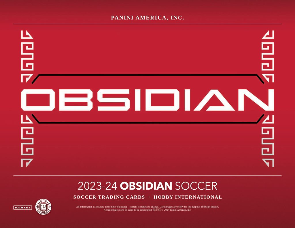 2023-24 PANINI OBSIDIAN SOCCER HOBBY INTERNATIONAL