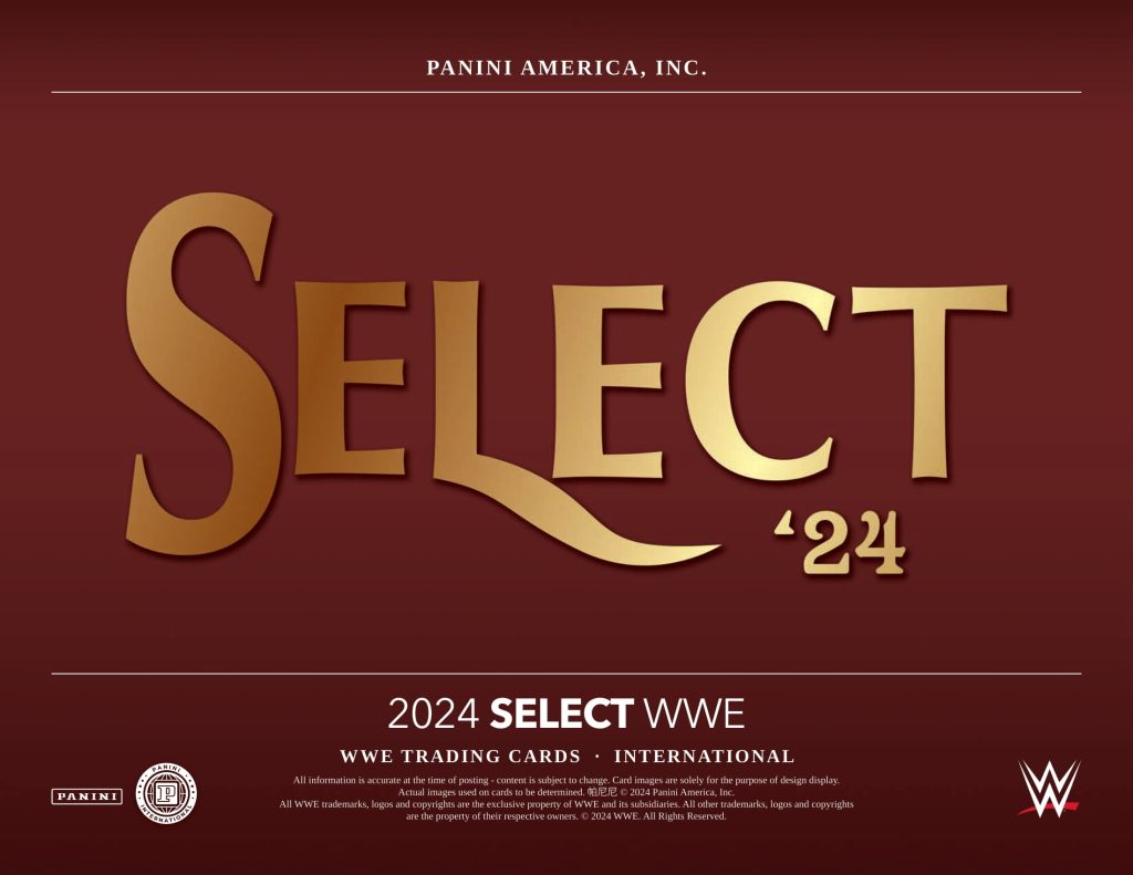 2024 PANINI SELECT WWE HOBBY INTERNATIONAL