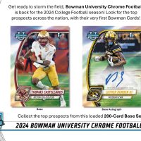 2024 TOPPS BOWMAN UNIVERSITY CHROME FOOTBALL MEGA BOX