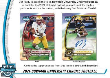 2024 TOPPS BOWMAN UNIVERSITY CHROME FOOTBALL MEGA BOX