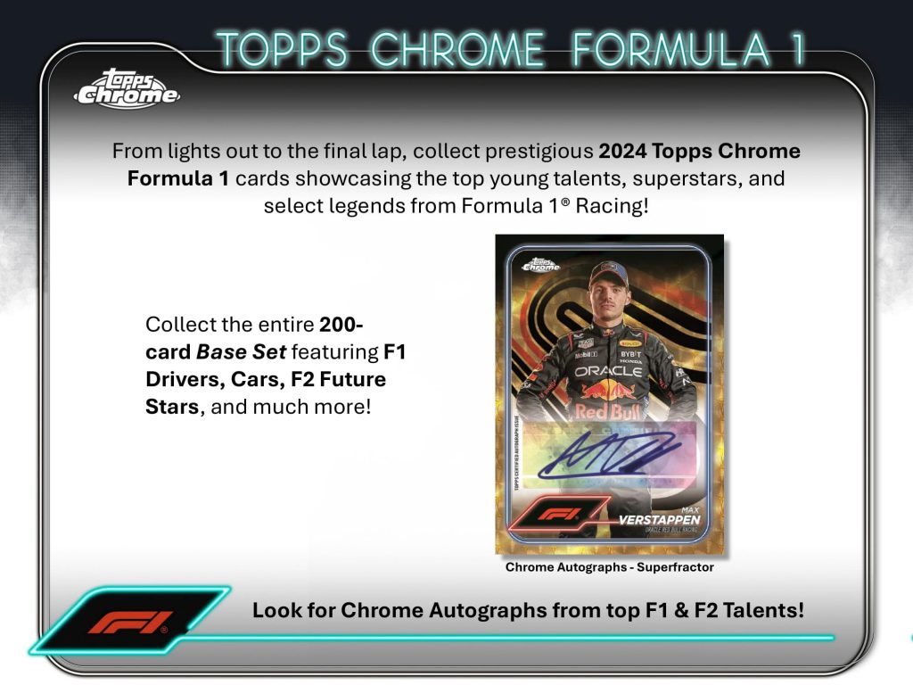 2024 TOPPS CHROME FORMULA 1 HOBBY