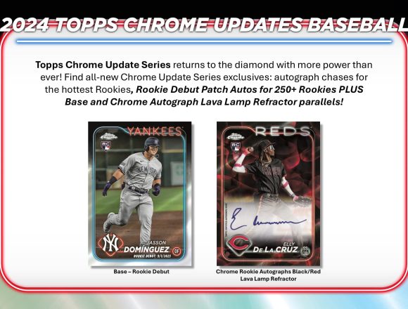 2024 TOPPS CHROME UPDATES BASEBALL JUMBO