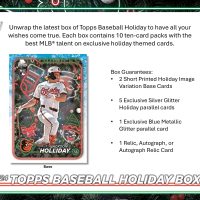 MLB 2024 TOPPS BASEBALL HOLIDAY MEGA BOX