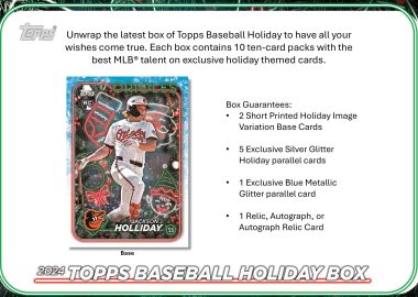 MLB 2024 TOPPS BASEBALL HOLIDAY MEGA BOX