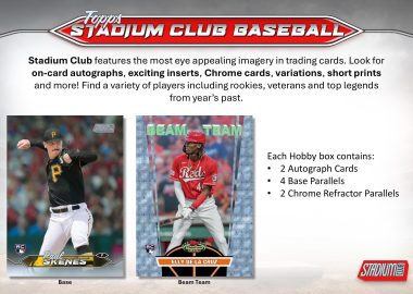 MLB 2024 TOPPS STADIUM CLUB BASEBALL HOBBY