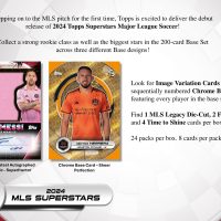 2024 TOPPS MLS SUPERSTARS HOBBY