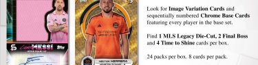 2024 TOPPS MLS SUPERSTARS HOBBY