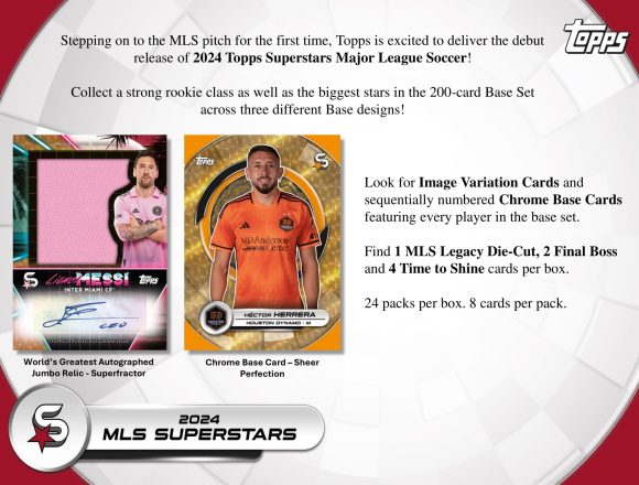 2024 TOPPS MLS SUPERSTARS HOBBY