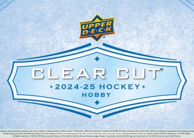 NHL 2024-25 UPPER DECK CLEAR CUT HOCKEY HOBBY