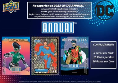 2023-24 UPPER DECK DC ANNUAL TRADING CARDS HOBBY