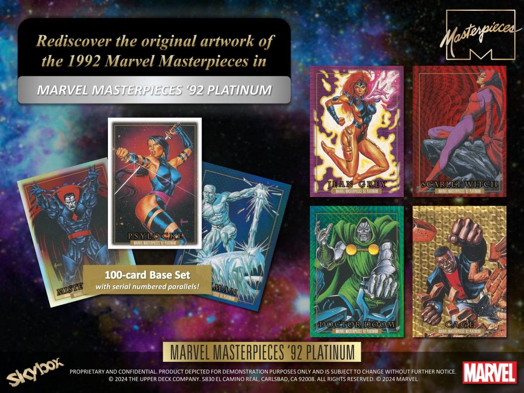 2024 UPPER DECK MARVEL MASTERPIECES '92 PLATINUM TRADING CARDS HOBBY【製品情報】  | Trading Card Journal