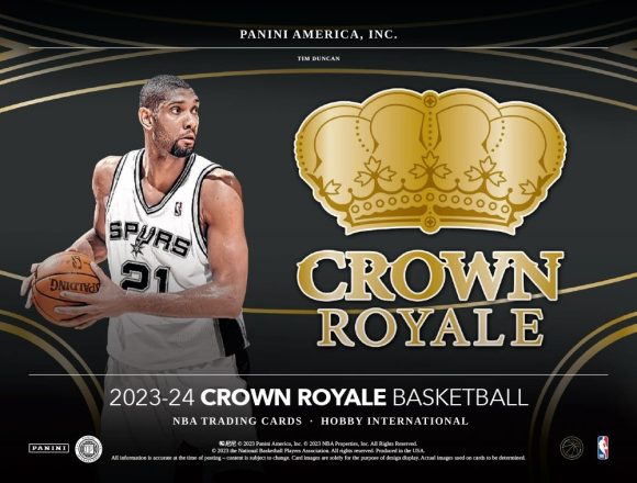 NBA 23-24 PANINI CROWN ROYALE BASKETBALL HOBBY INTERNATIONAL