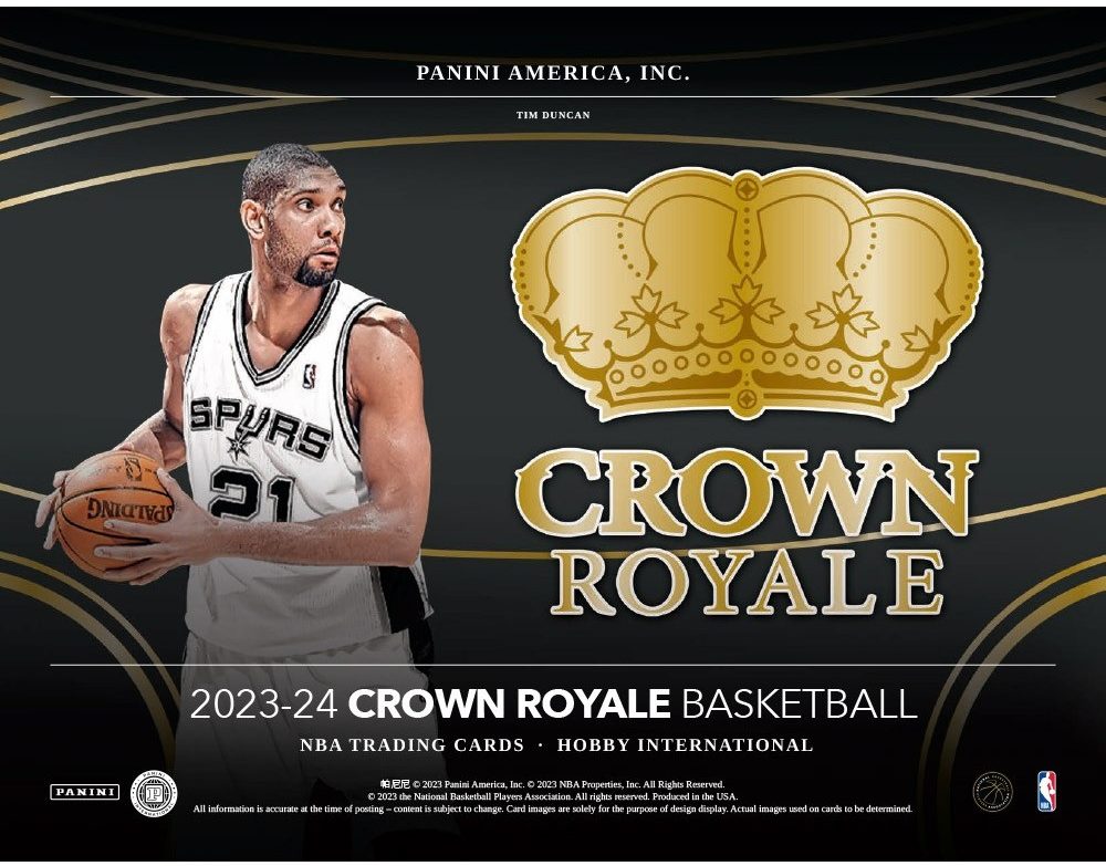 NBA 23-24 PANINI CROWN ROYALE BASKETBALL HOBBY INTERNATIONAL