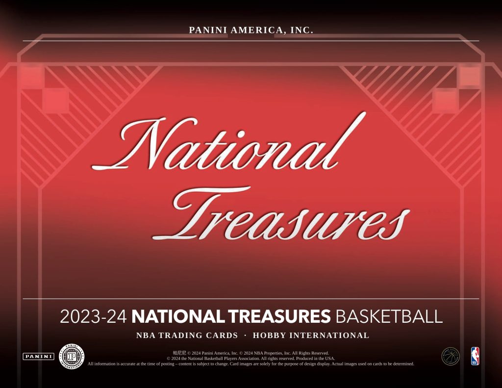 NBA 2023-24 PANINI NATIONAL TREASURES BASKETBALL HOBBY INTERNATIONAL