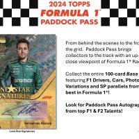 2024 TOPPS PADDOCK PASS FORMULA 1 HOBBY