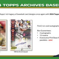 MLB 2024 TOPPS ARCHIVES BASEBALL COLLECTOR'S BOX