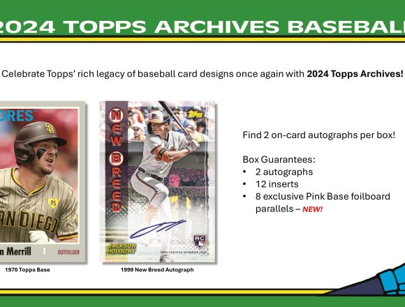 MLB 2024 TOPPS ARCHIVES BASEBALL COLLECTOR'S BOX