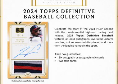 MLB 2024 TOPPS DEFINITIVE COLLECTION BASEBALL