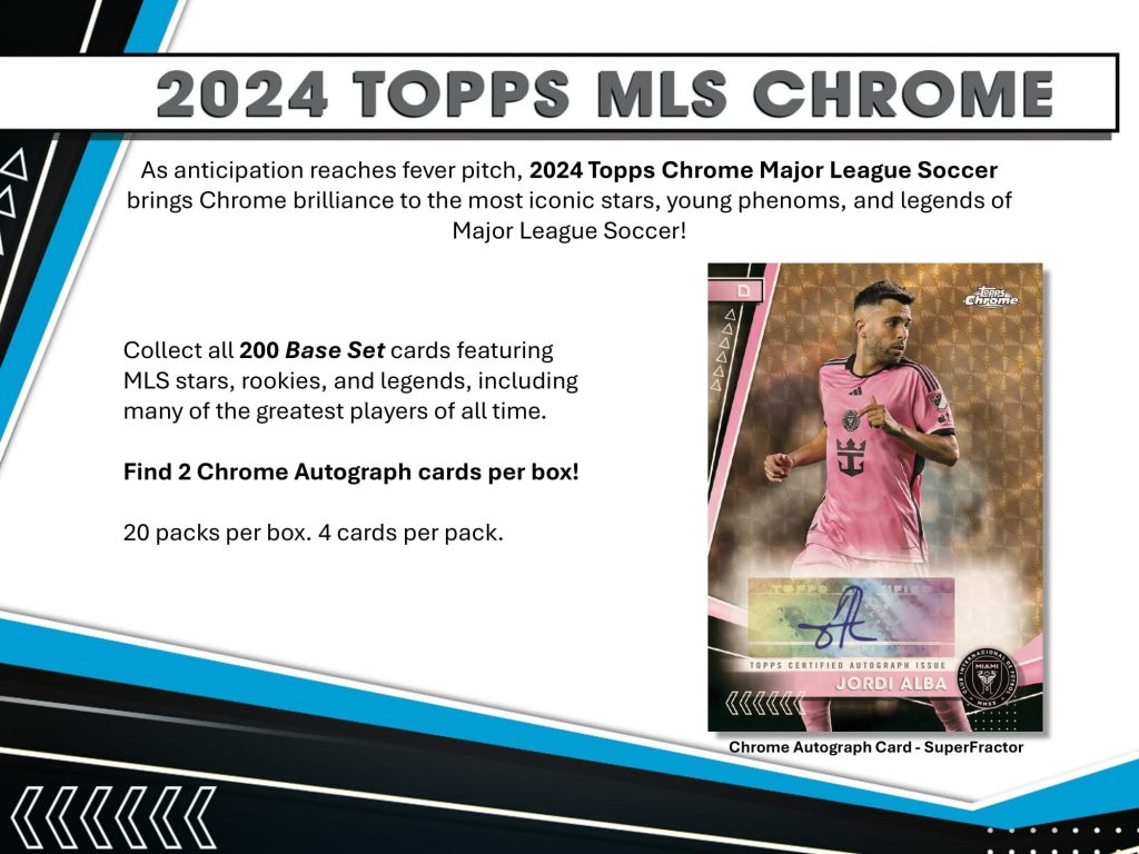 2024 TOPPS MLS CHROME HOBBY