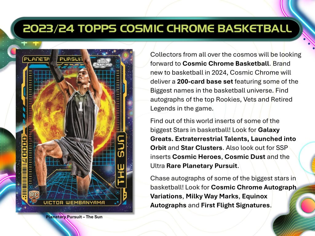 2023-24 TOPPS COSMIC CHROME BASKETBALL HOBBY