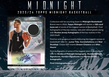 2023-24 TOPPS MIDNIGHT BASKETBALL HOBBY