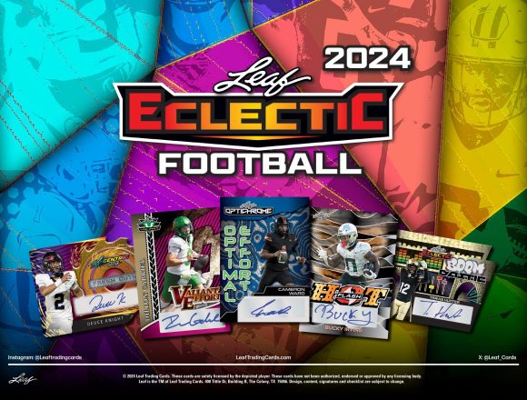 2024 LEAF ECLECTIC FOOTBALL JUMBO