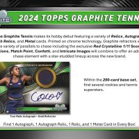 2024 TOPPS GRAPHITE TENNIS HOBBY