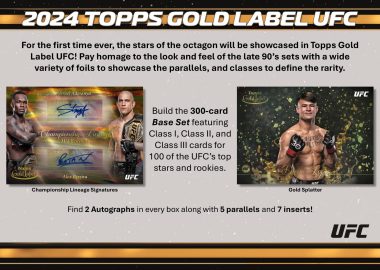 2024 TOPPS UFC GOLD LABEL HOBBY