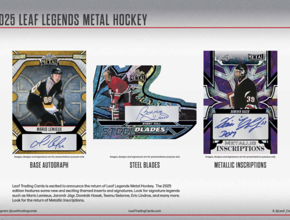 2025 LEAF METAL HOCKEY LEGENDS HOBBY