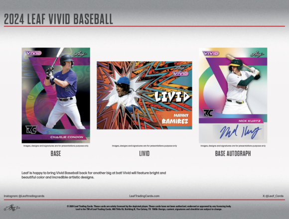 2024 LEAF VIVID BASEBALL HOBBY