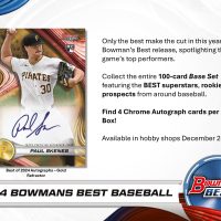 MLB 2024 TOPPS BOWMAN'S BEST BASEBALL HOBBY