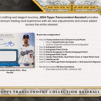 MLB 2024 TOPPS TRANSCENDENT COLLECTION BASEBALL HOBBY