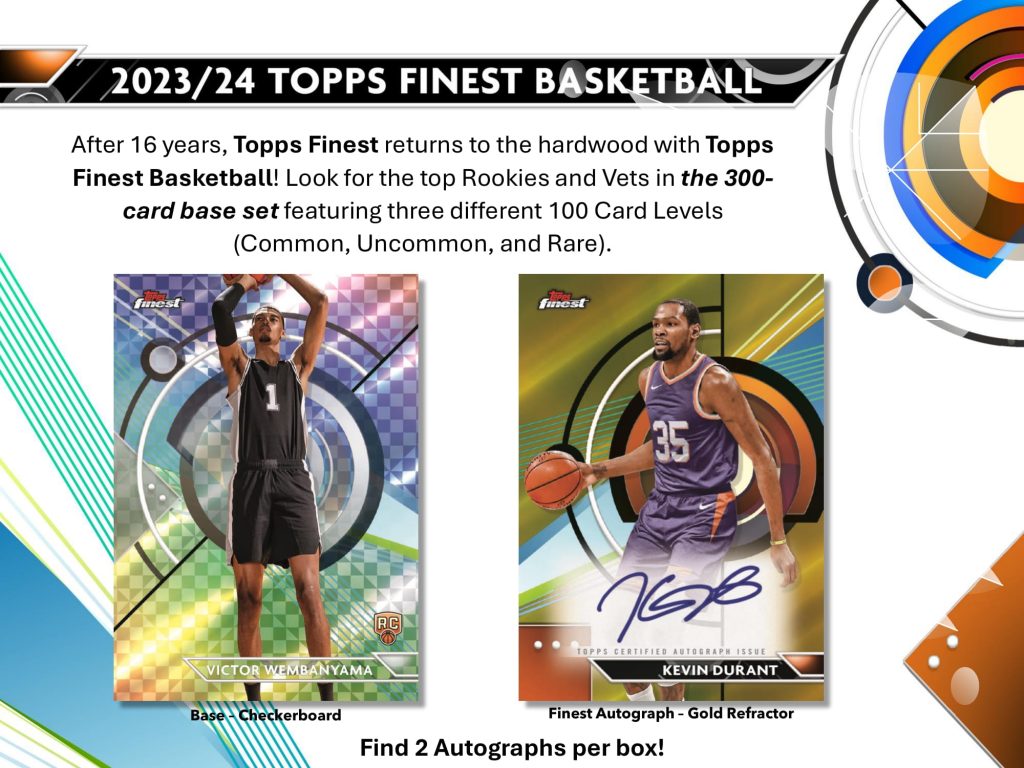 2023-24 TOPPS FINEST BASKETBALL BREAKER