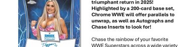 2025 TOPPS CHROME WWE MEGA BOX