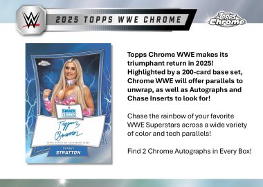 2025 TOPPS CHROME WWE MEGA BOX