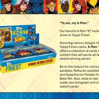 2025 TOPPS FINEST X-MEN '97 MARVEL TRADING CARDS HOBBY