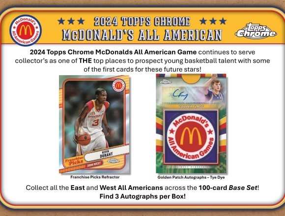 2024 TOPPS CHROME McDonald's ALL AMERICAN BASKETBALL MEGA MONSTER BOX