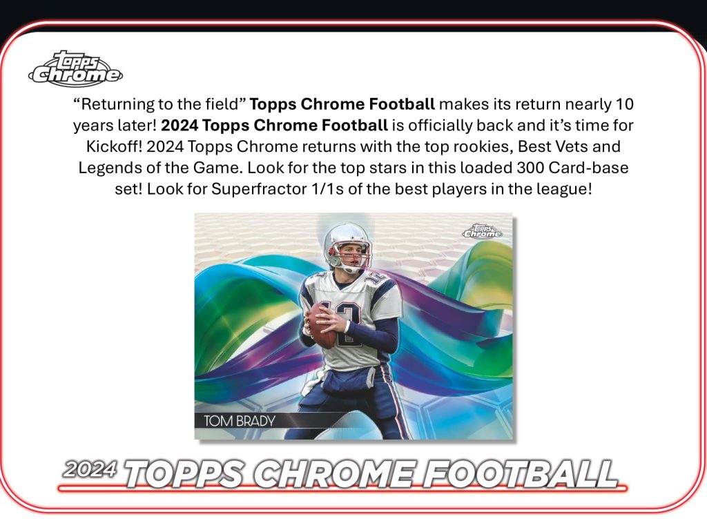 2024 TOPPS CHROME FOOTBALL BREAKER DELIGHT