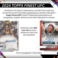 2024 TOPPS FINEST UFC MEGA BOX